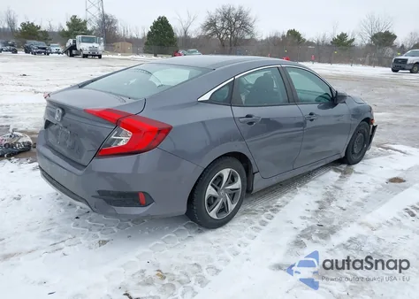 2020 Honda Civic Lx из США, поврежденный, VIN 2HGFC2F6XLH570694